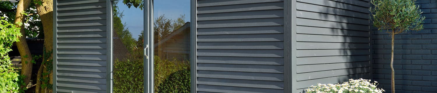 Rakenna pihavarasto Rakenna arkkitehdin suunnittelema pihavarasto